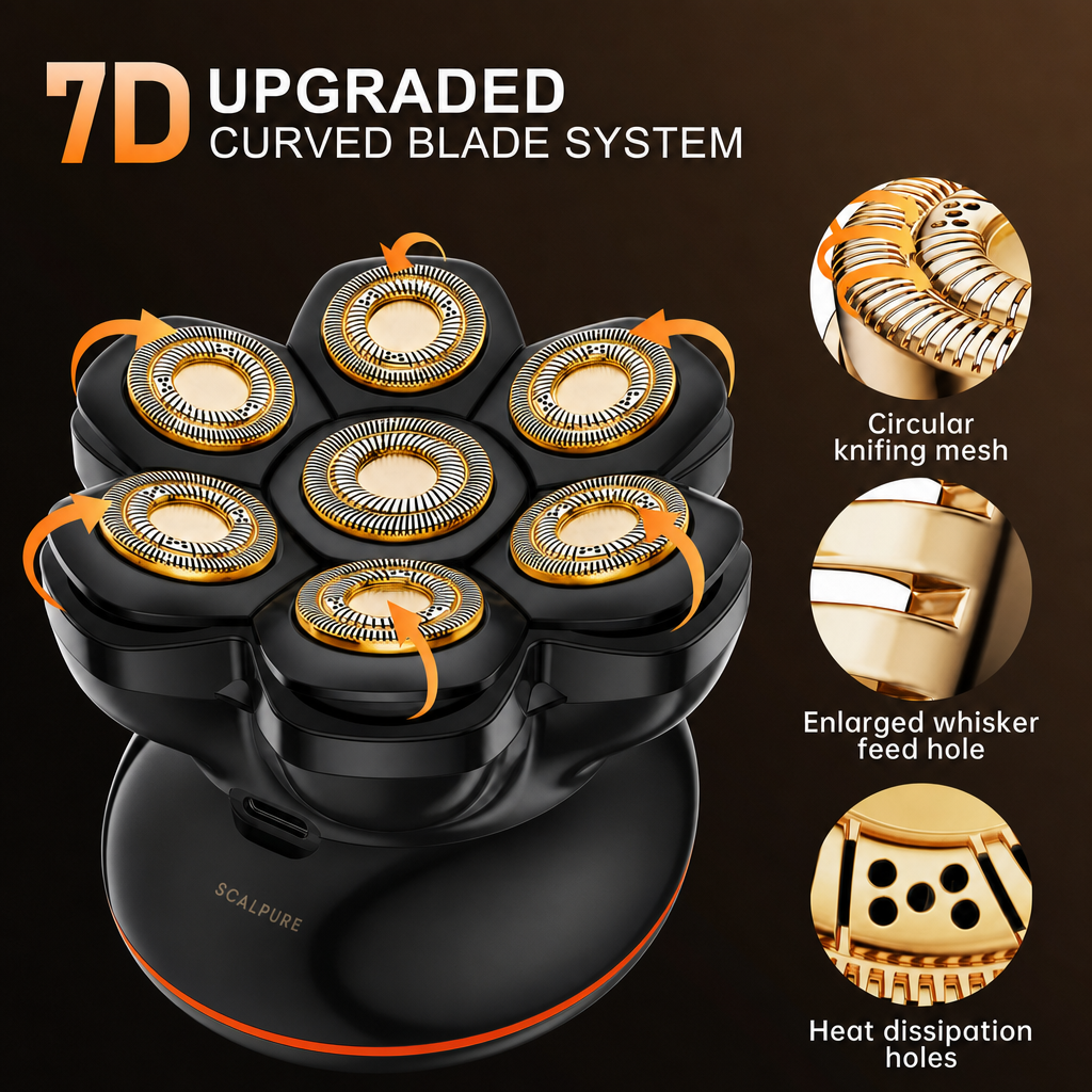 Scalpure Black 7D blade system