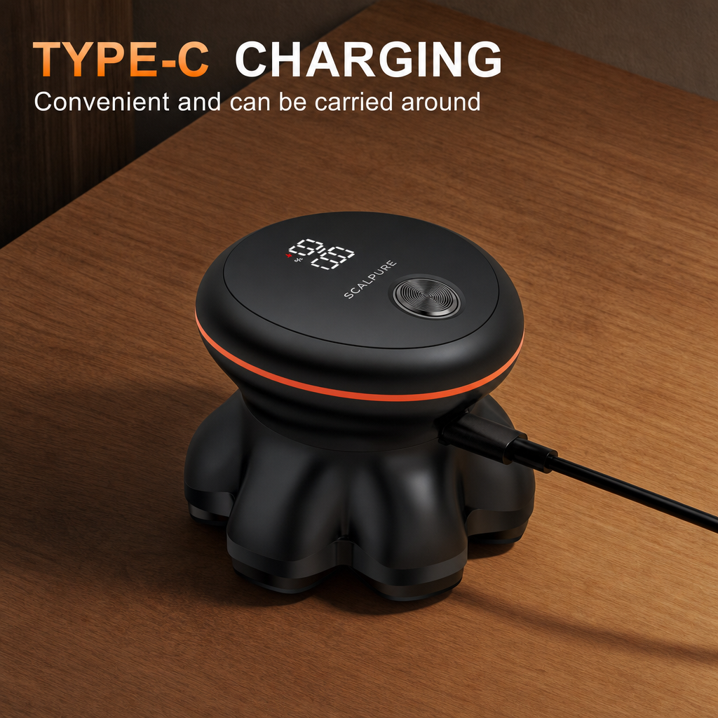Scalpure Black Type-C charging