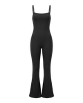 Volsa Flare Jumpsuit in black