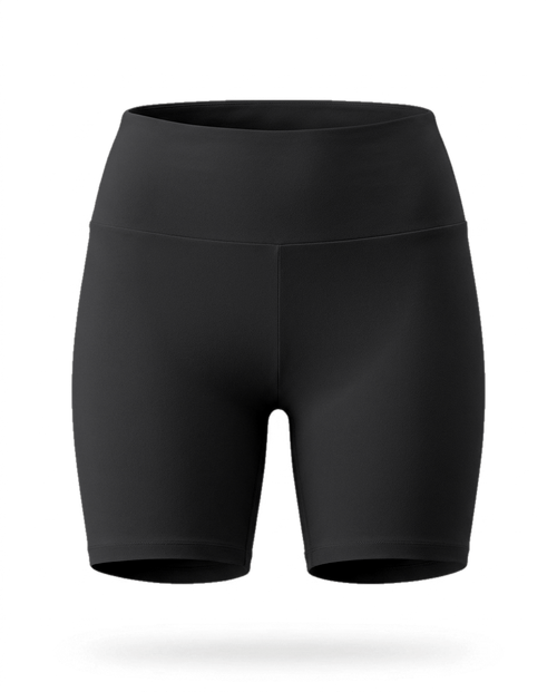Volsa High Waist Shorts in black