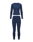 Volsa Long Sleeve Set in navy