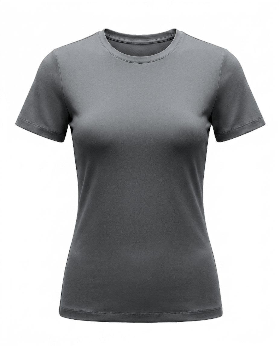 Volsa Short Sleeve Tee in charcoal